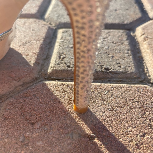 BADGLEY MISCHKA rhinestone heels - Picture 4 of 5